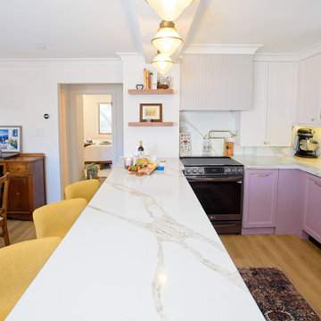 East York Bungalow Dark Lilac Custom Home