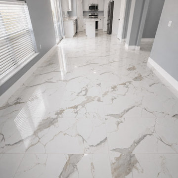 Large Format Porcelain Tile Flooring