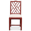Brighton Bamboo Red Dining Chairs Set of 2