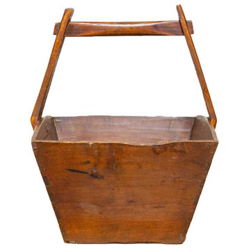 Antique Chinese Harvest Basket