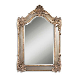 www.essentialsinside.com:alvita small gold wall mirror - Wall Mirrors