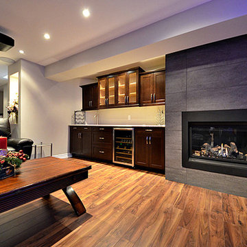 Basement Fireplace