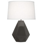 Robert Abbey - Robert Abbey CR930 Delta - One Light Table Lamp - Cord Length: 96.00  Base DimensDelta One Light Tabl Ash Glazed/Polished  *UL Approved: YES Energy Star Qualified: n/a ADA Certified: n/a  *Number of Lights: Lamp: 1-*Wattage:150w Type A bulb(s) *Bulb Included:No *Bulb Type:Type A *Finish Type:Ash Glazed/Polished Nickel