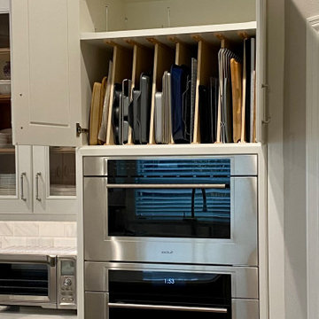 Tray & Cookie Sheet Storage Above Ovens