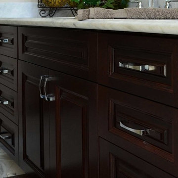 Dark Cherry Raised Panel, Temecula, CA