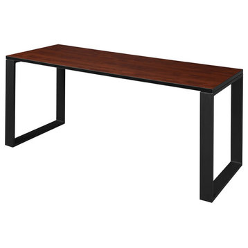 Structure 66" x 24" Training Table- Cherry/Black