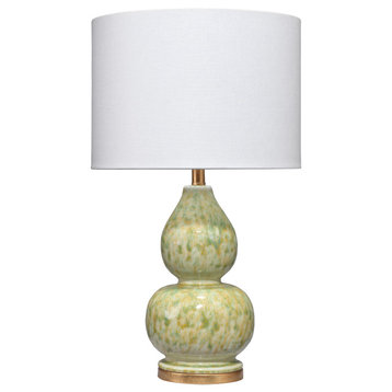 Whitney Ceramic Table Lamp, Green