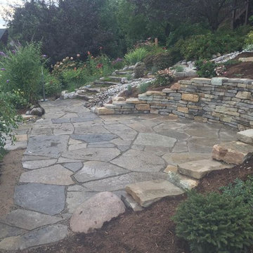 Contemporary Patio & Landscape