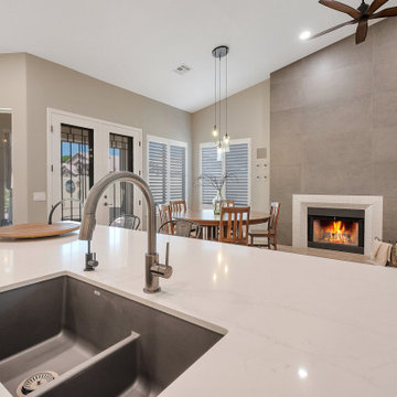 Ahwatukee Kitchen and Fireplace