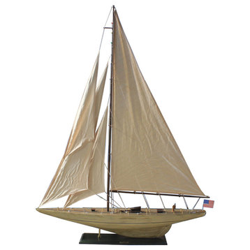 Rustic Endeavour, Decorative Sailboat, 60"
