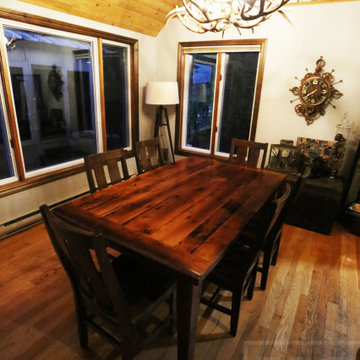 Reclaimed Wood Harvest Tables