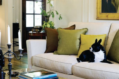 Elegant living room photo in Other