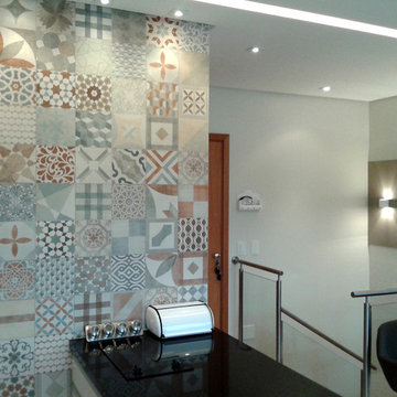 Cozinha e sala integradas - Apartamento Next - CA - Lago Norte