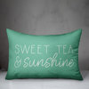Sweet Tea & Sunshine Outdoor Lumbar Pillow