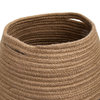 Natural Jute Rope Planter Basket, 9.8 x 12.6 inches, Natural