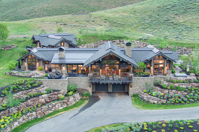 Inspiration for a contemporary exterior home remodel in Other