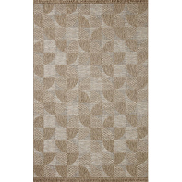 Loloi II In / Out Dawn Natural 2'-3" x 3'-9" Accent Rug