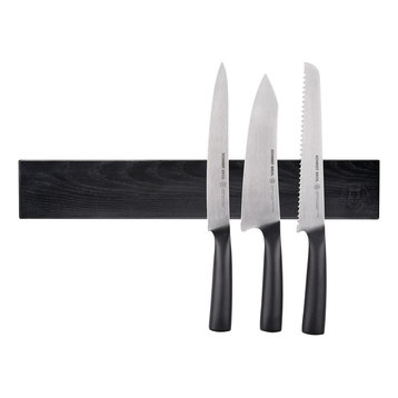 Schmidt Brothers Cutlery Black Magnetic Wall Bar, 18"