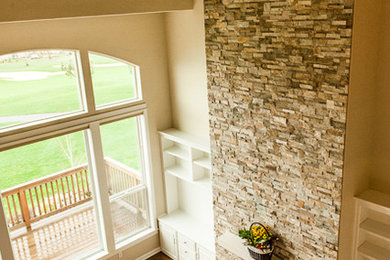 Example of a classic family room design in Boise