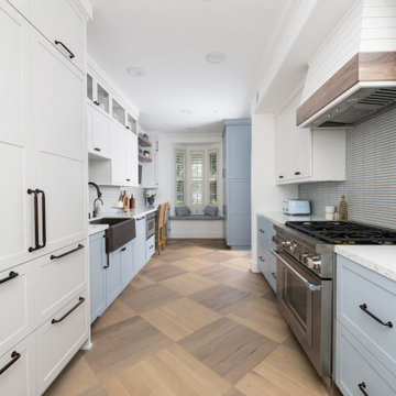 A focus on storage, aesthetic unity, and premium materials