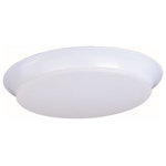 Maxim Lighting - Maxim Lighting 87599WTWT Profile EE - 15.75" 15W LED Flush Mount - Energy savings at an economical price defines this collection of polycarbonate bases in your choice of White or Bronze. The special formula White PMMA diffusers are virtually indestructible, as well as excellent at light transmission. Long life K LED lamps make this collection the choice for low maintenance illumination.  Shade Included: TRUE  Color Temperature:   CRI: >  Lumens: 1500Profile EE 15.75" 15W LED Flush Mount White White Glass *UL Approved: YES *Energy Star Qualified: n/a  *ADA Certified: n/a  *Number of Lights:   *Bulb Included:Yes *Bulb Type:LED *Finish Type:White
