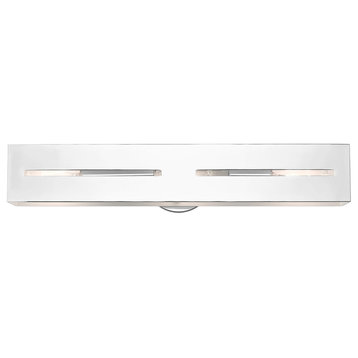Livex Lighting 16683 Soma 3 Light 24"W Bath Bar - Polished Chrome