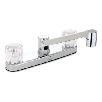 Stylewise B1816-20 Dual Handle Kitchen Faucet, Polished Chrome