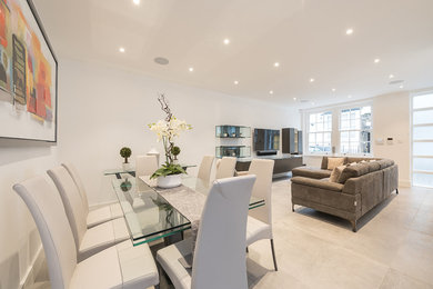 This is an example of a living room in London.