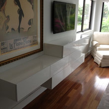 living room shelving