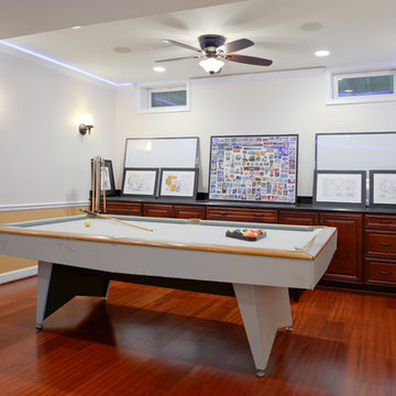 A New Attractive Basement for Today's Family Entertainment