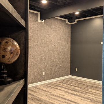 Finished Basement with Bar, Bathroom, Gym and Secret Room in Ann Arbor, MI