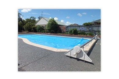 Design ideas for a traditional swimming pool in Christchurch.