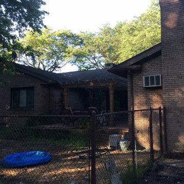After Landmark Pro Burnt Sienna and new 6 Inch Royal Brown Gutters