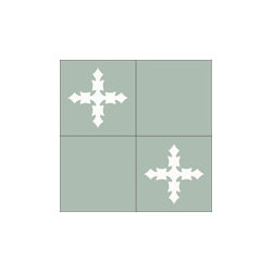 "Cruzada" 8x8 Encaustic Cement Tiles - Wall And Floor Tile