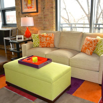 Chicago Loft A Colorful Point Of View