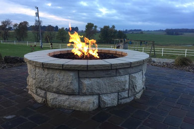 Example of a classic patio design in Other