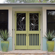 wood screen door