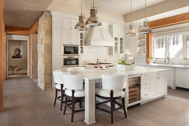 Kitchen - transitional kitchen idea in Other
