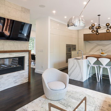 AFTER Kitchen Features Modern Cabinets and High Tech Appliances
