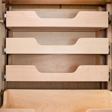 Kitchen Drawer Organizer and Roll Out Shelves