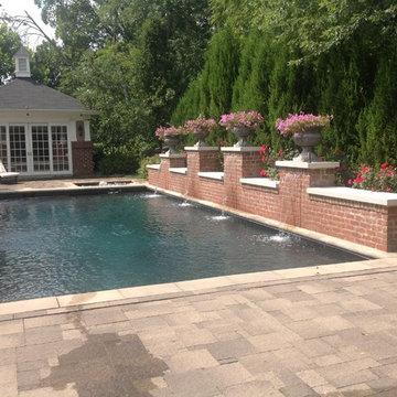 Pool and Spa with Automatic Cover
