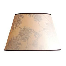 Chrysanthemum Floral Barrel Shade - Lamp Shades