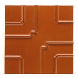 Studio Moderne Imperial Pattern Decorative Field in Lacquer Gloss - Wall And Floor Tile