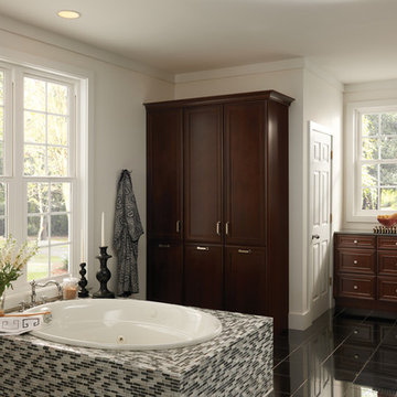 Tuscany Series single hung window with colonial grids and clean look