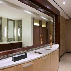 IceStone Vanity in Snow Flurry at IBM - Vanity Tops And Side Splashes