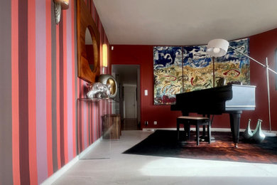 Cette photo montre une maison tendance.