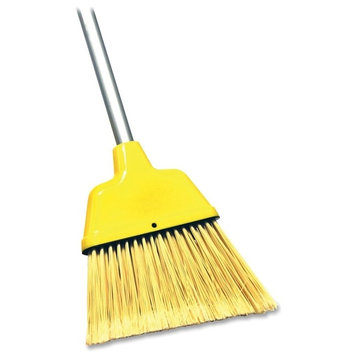 Genuine Joe Angle Broom, 1 Each, Yellow