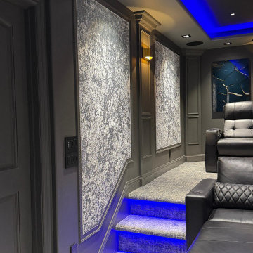 Custom Home Theater - Design, Construction and Installation by AVSI, Inc
