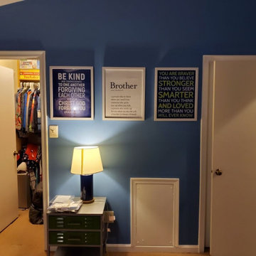 Tween boys bedroom- After