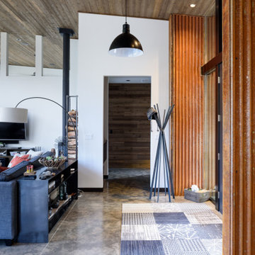 A Modern-Rustic Family Home Designed to Survive Wildfires